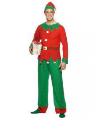 Red Tunic Elf Large ADULT HIRE
